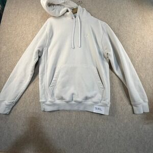 Nike Sportswear Club Fleece Hoodie Mens Small Light Bone Off White BV2654-072